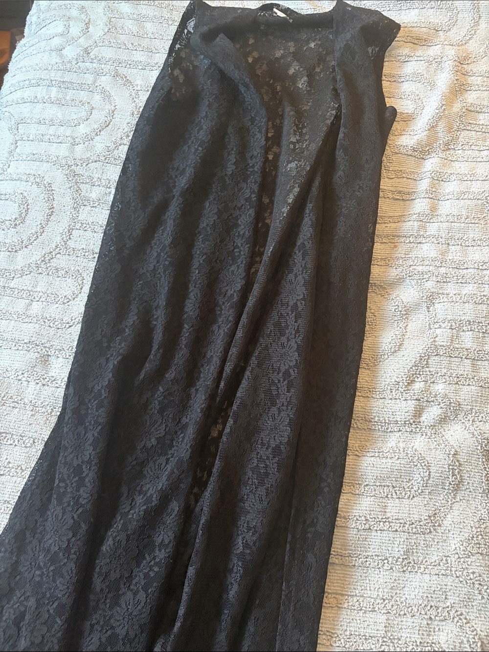 Black Lace Joy Duster